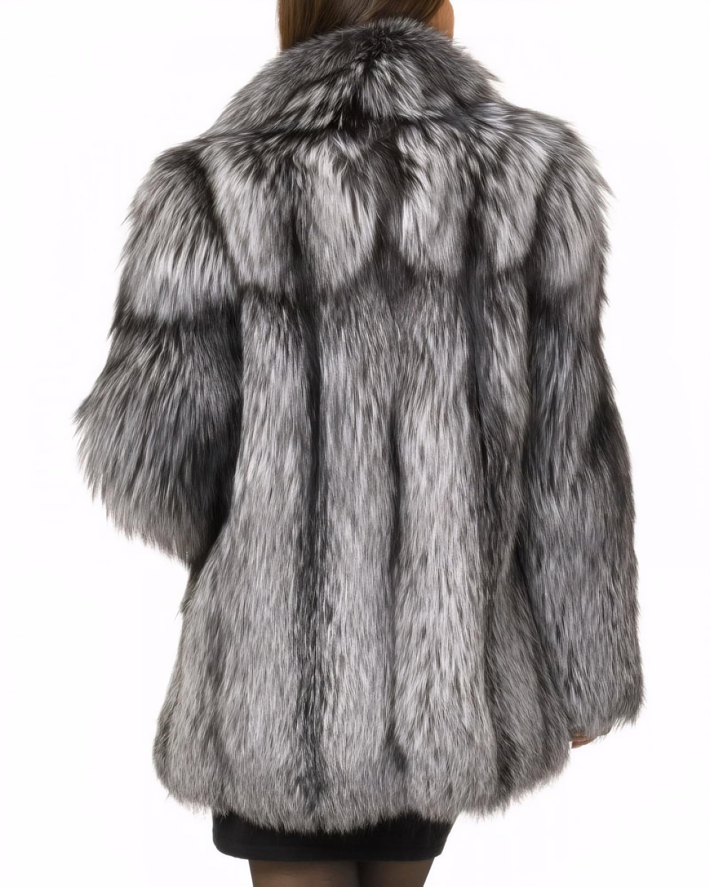 Womens Fuax Fur Coat Winter Warm Fluffy Faux Fur Parka Jacket Thick Plus Size Outerwear Overcoat